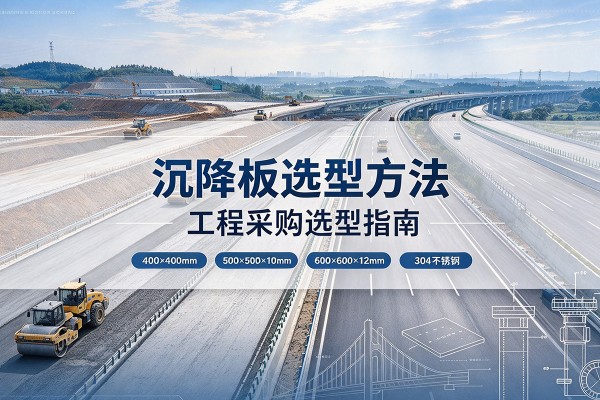 滴道沉降板选择方法