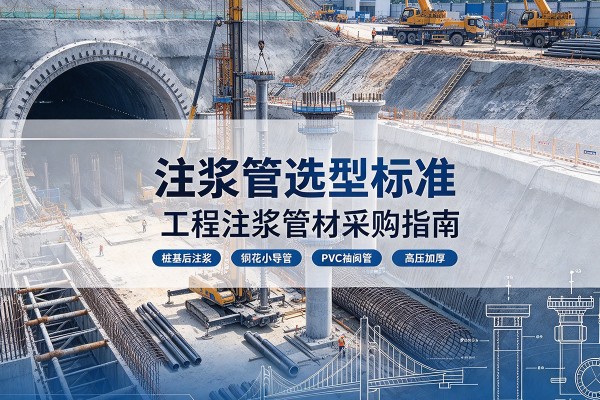 滴道注浆管选型标准