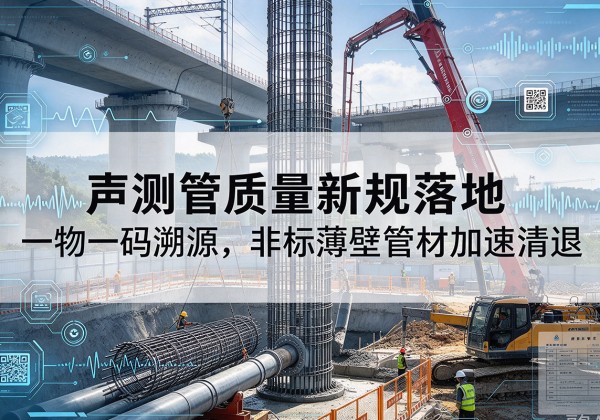 滴道声测管质量新规落地，一物一码溯源，非标薄壁管材加速清退